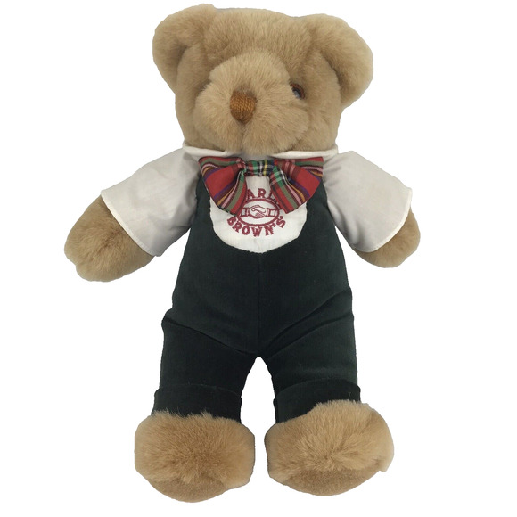 Vintage Commonwealth Teddy Bear Plush Charlie Brown's 14" Stuffed Animal 1991 - Picture 1 of 9